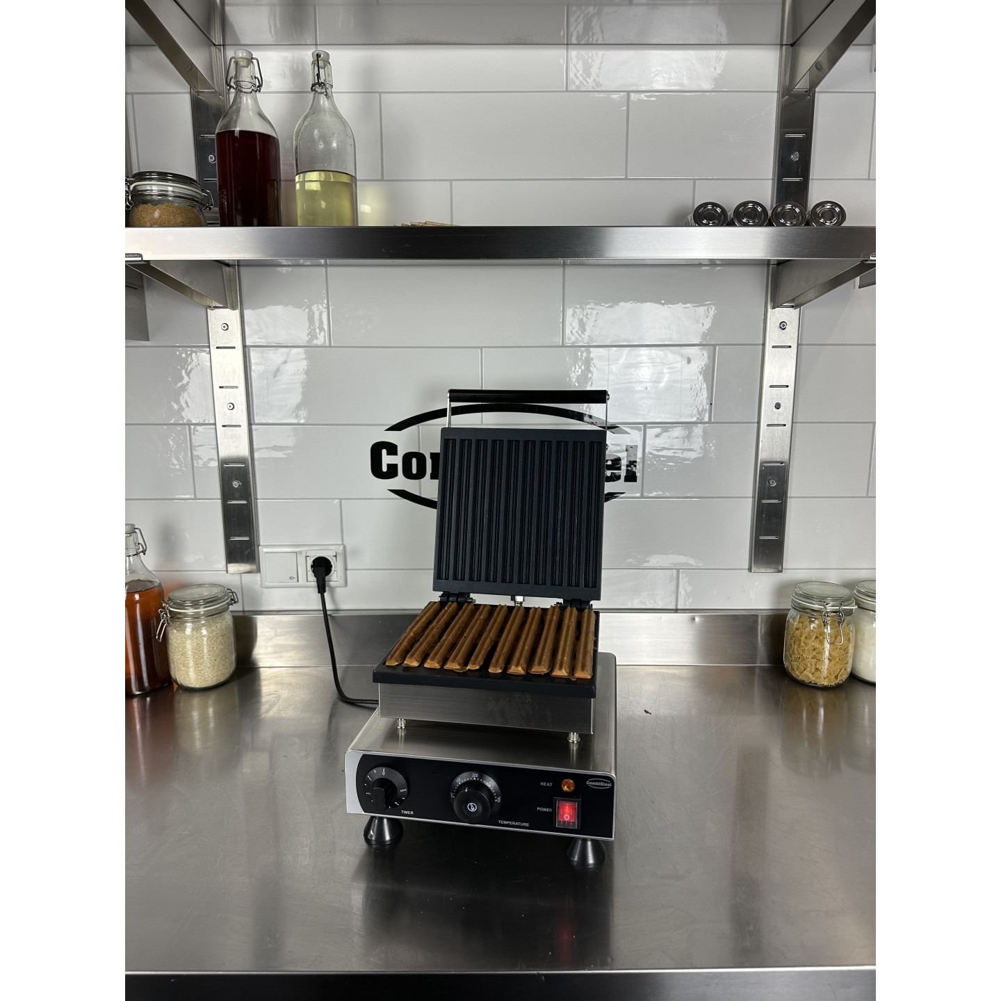 Gaufrier Pro 10PCS Churros Inox Combisteel 7540.0105 - mondialchr.com