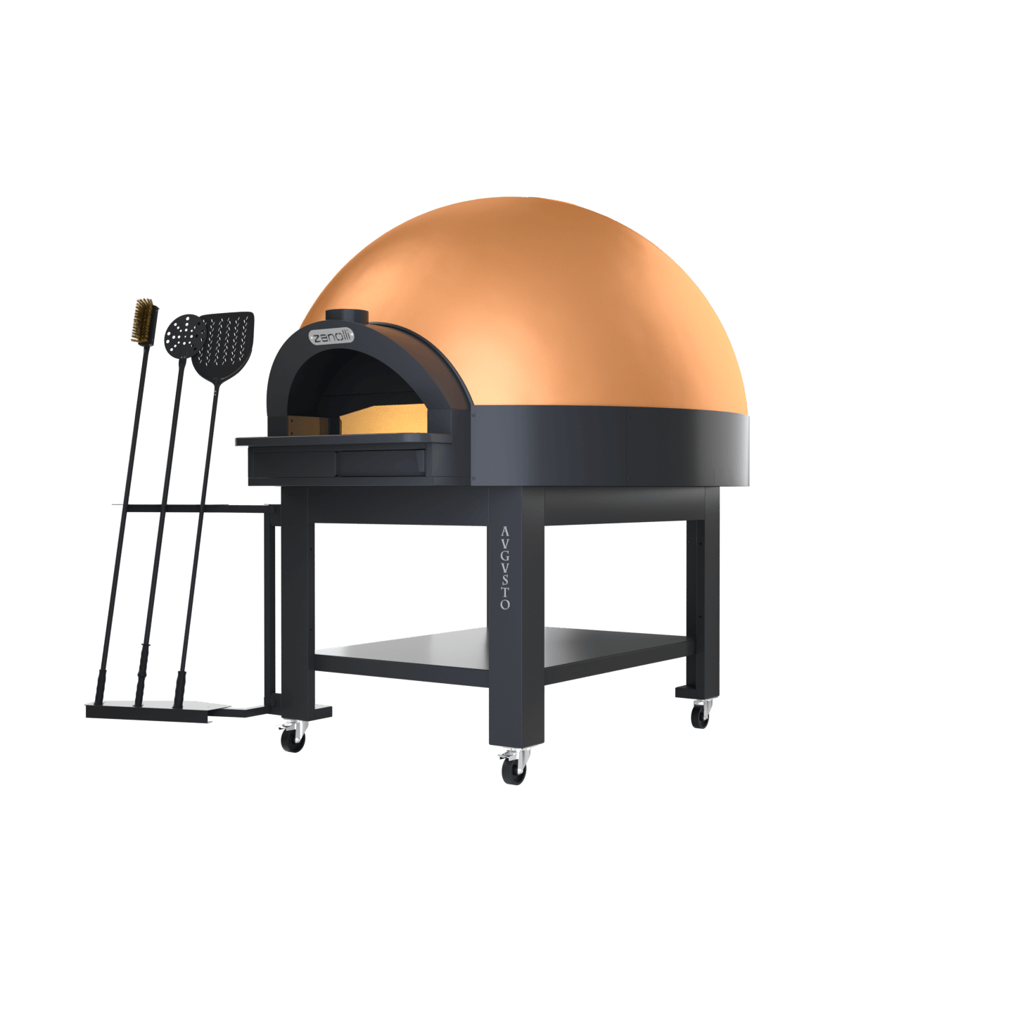 Four électrique napolitain à sole fixe 9 pizzas AVGVSTO Zanolli-mondialchr.com