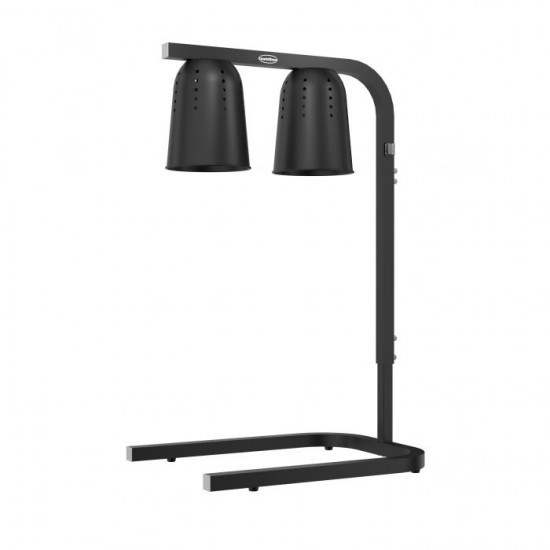Lampe Chauffante Noire Suspendue Professionnelle Inox Combisteel 7518.0170 - mondialchr.com