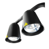 Lampe Chauffante Noire Suspendue Professionnelle Inox Combisteel 7518.0170 - mondialchr.com