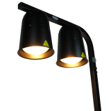 Lampe Chauffante Noire Suspendue Professionnelle Inox Combisteel 7518.0170 - mondialchr.com