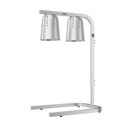 Lampe Chauffante Pro Argent Inox Combisteel 7518.0175 - mondialchr.com