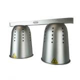 Lampe Chauffante Pro Argent Inox Combisteel 7518.0175 - mondialchr.com