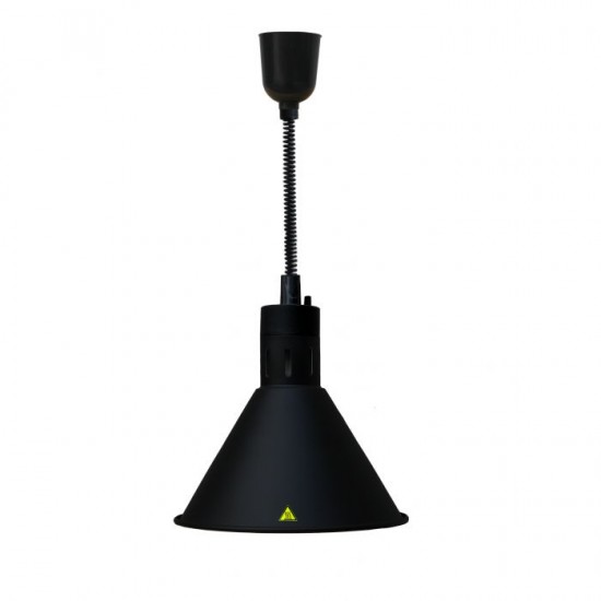 Lampe Chauffante Noire H600 Inox Combisteel 7455.1810 - mondialchr.com