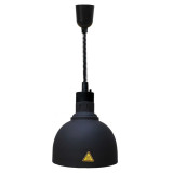 Lampe Chauffante Noire Inox Combisteel 7455.1825 - mondialchr.com