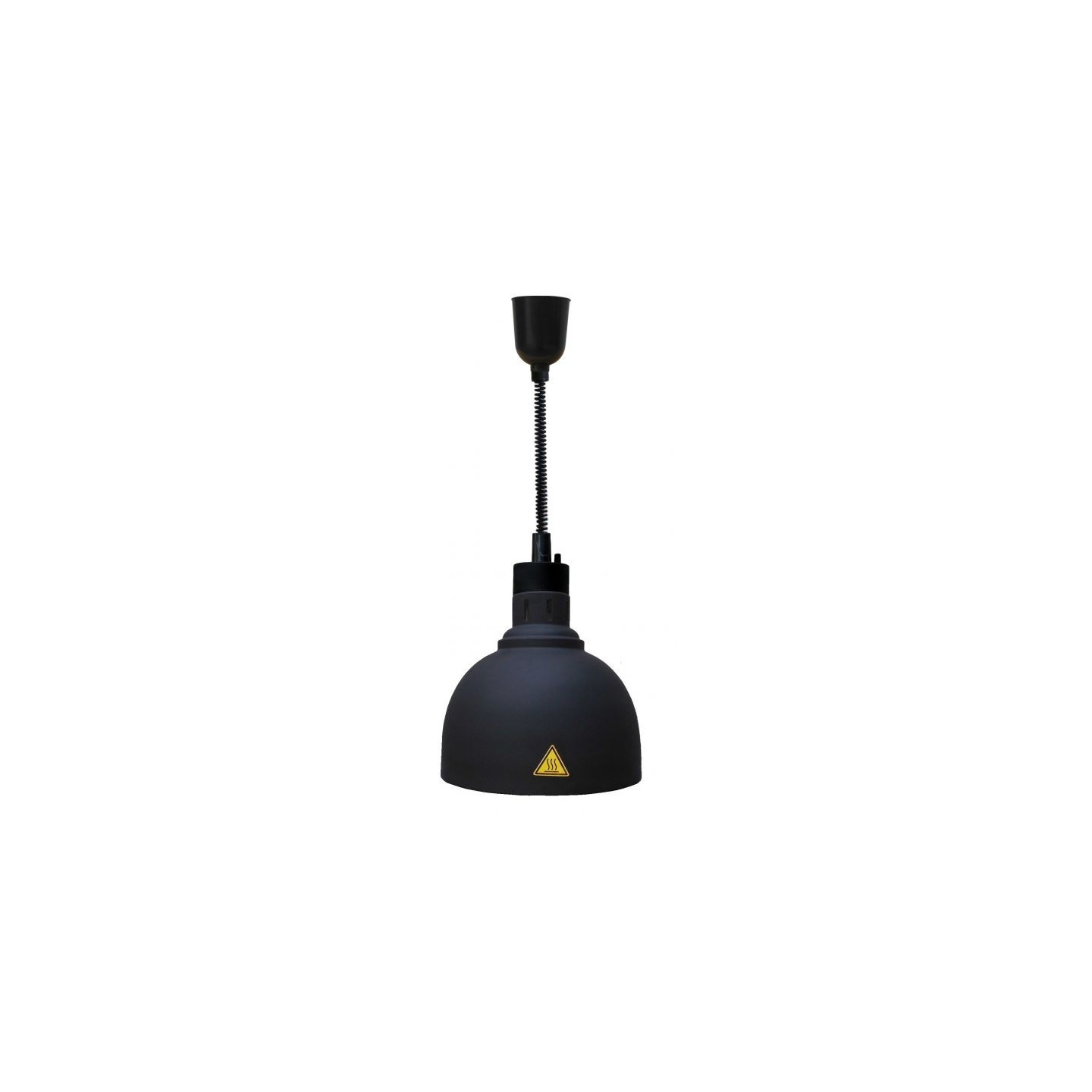 Lampe Chauffante Noire Inox Combisteel 7455.1825 - mondialchr.com