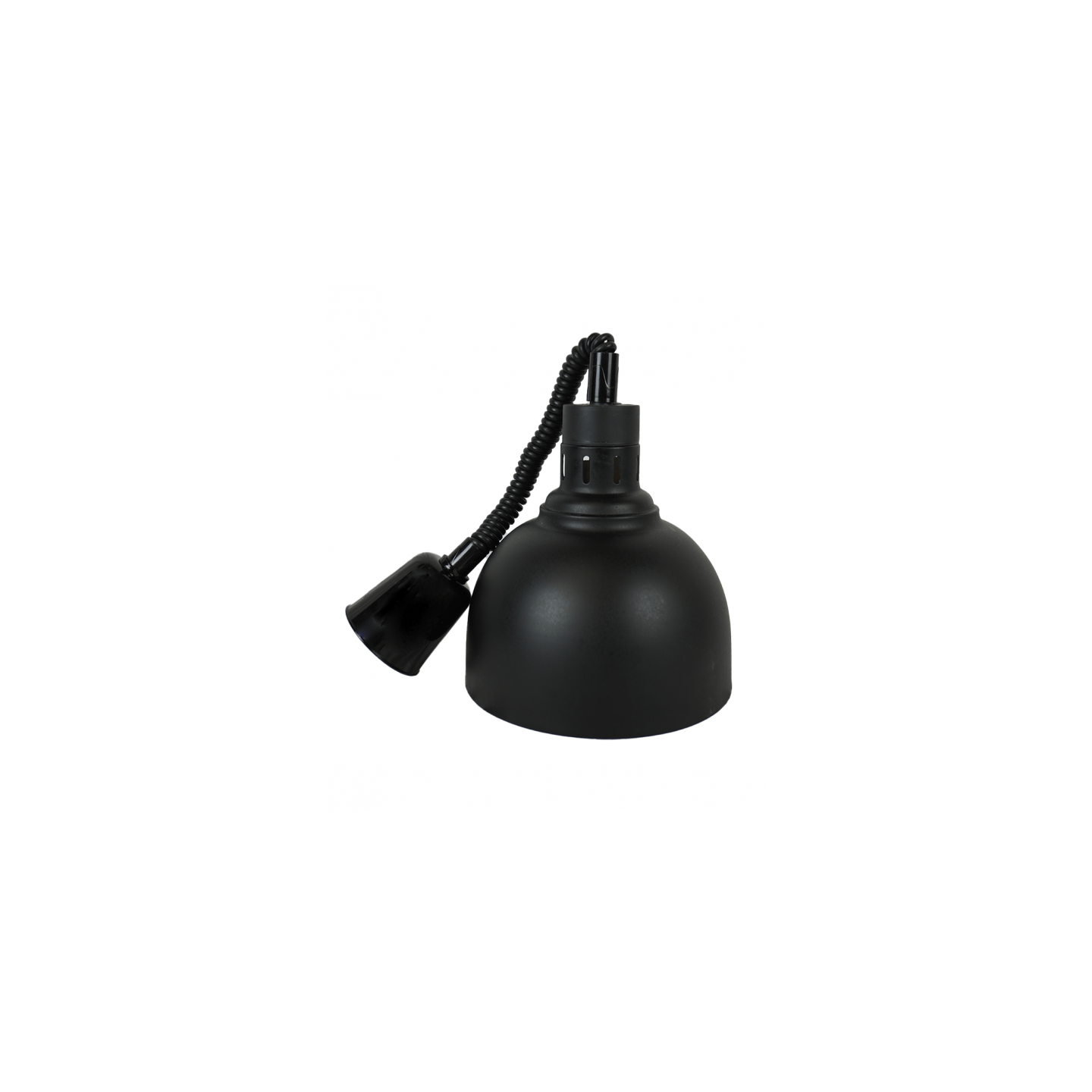 Lampe Chauffante Noire Inox Combisteel 7455.1825 - mondialchr.com