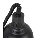 Lampe Chauffante Noire Inox Combisteel 7455.1825 - mondialchr.com