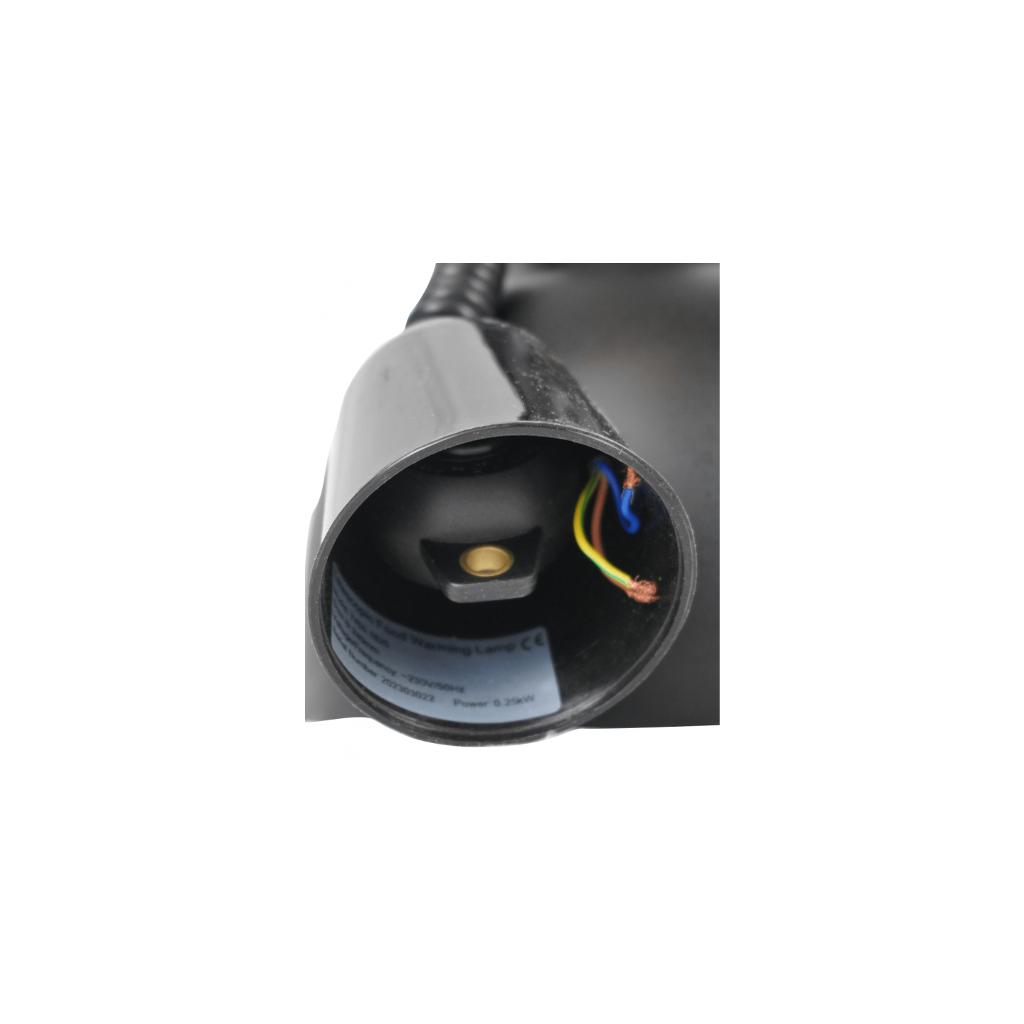 Lampe Chauffante Noire Inox Combisteel 7455.1825 - mondialchr.com