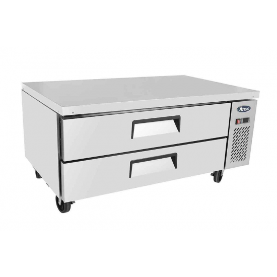 Soubassement réfrigéré positif tropicalisé 2 tiroirs 1230 mm Atosa