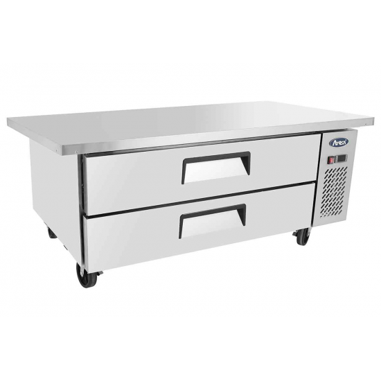 Soubassement réfrigéré positif tropicalisé 2 tiroirs 1323 mm Atosa