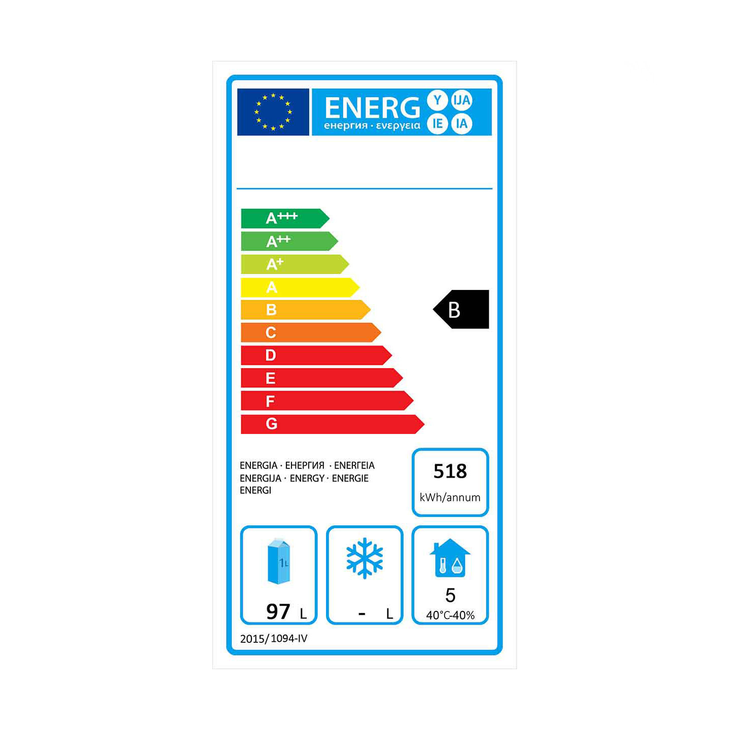 Soubassement réfrigéré positif tropicalisé 2 tiroirs 1536 mm Atosa