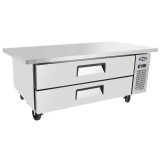 Soubassement réfrigéré positif tropicalisé 2 tiroirs 1536 mm Atosa