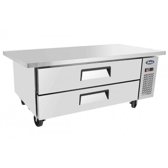 Soubassement réfrigéré positif tropicalisé 2 tiroirs 1536 mm Atosa