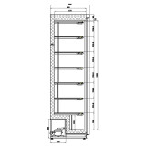 Congélateur blanc pro 1 porte Combisteel 7450.0571 - mondialchr.com