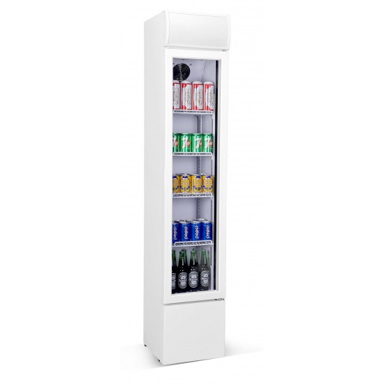 Réfrigérateur Porte en Verre Étroit Combisteel 7455.1385-mondialchr.com