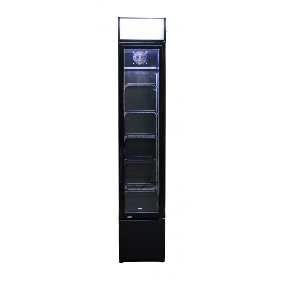 Réfrigérateur Porte en Verre Étroit Combisteel 7455.1384-mondialchr.com