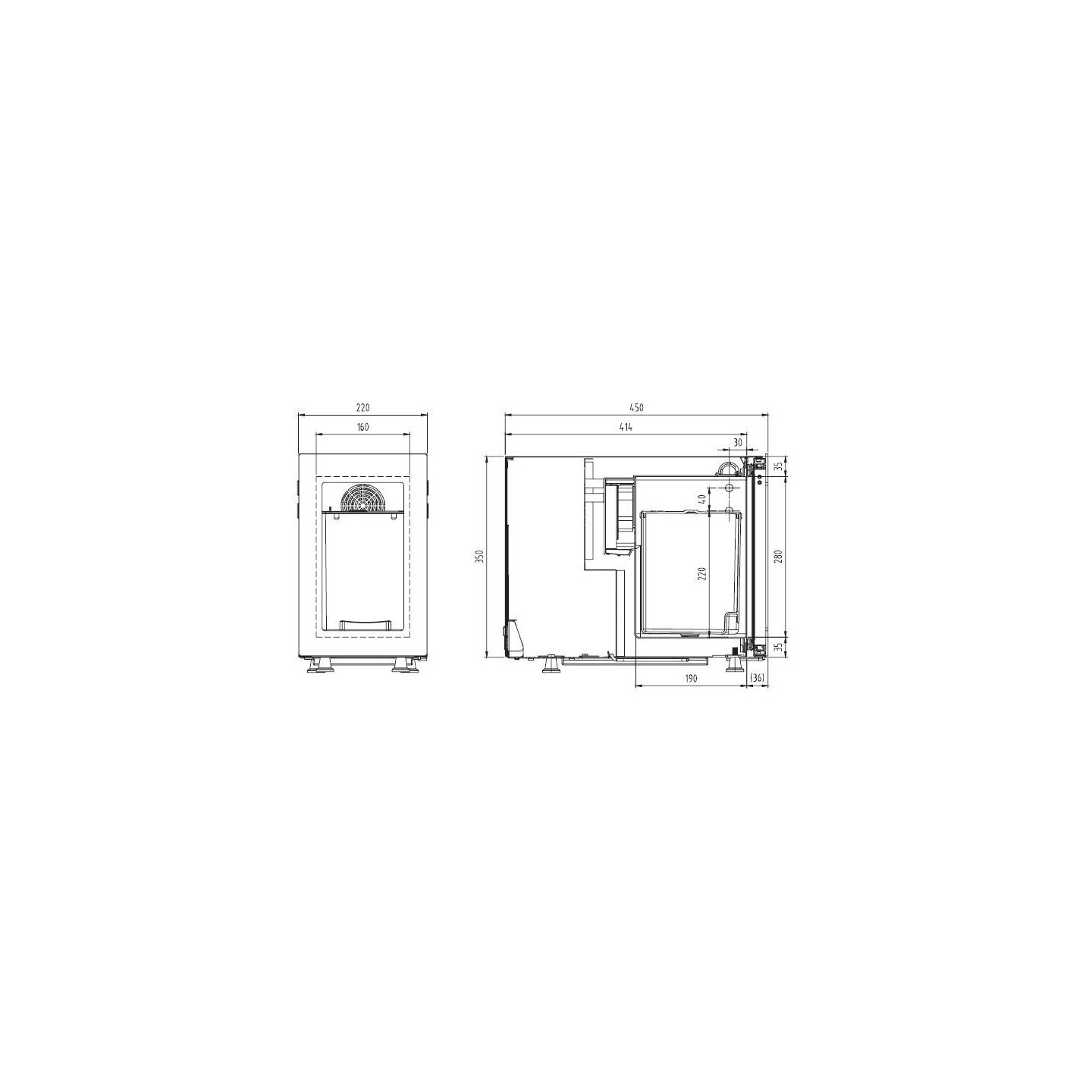 Refroidisseur de Lait Cappuccino Combisteel 7476.0136 - mondialchr.com