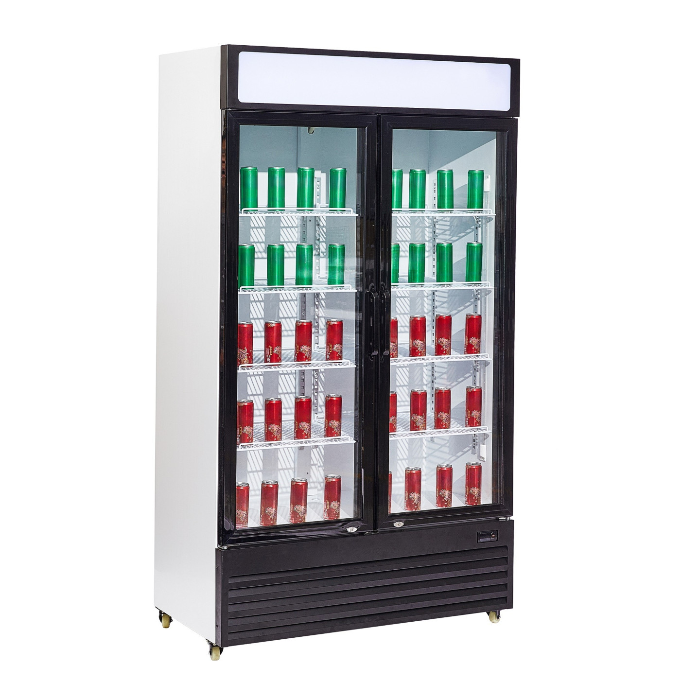 Réfrigérateur 2 Portes Vitrées Combisteel 7455.1390 - mondialchr.com