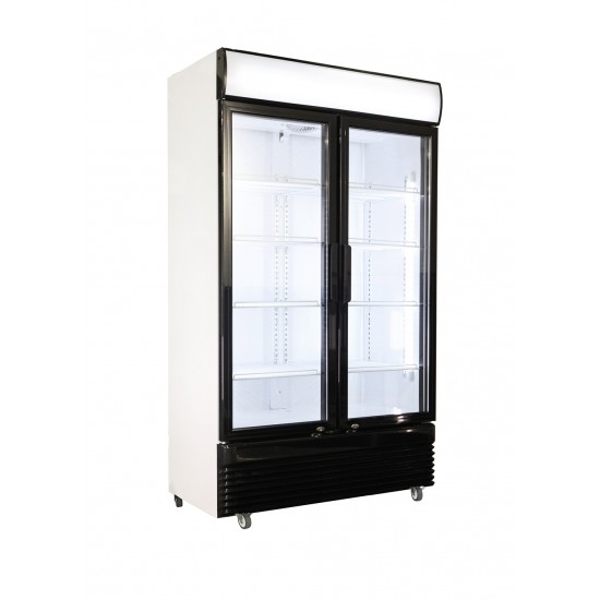 Réfrigérateur 2 Portes Vitrées Combisteel 7455.1392 - mondialchr.com