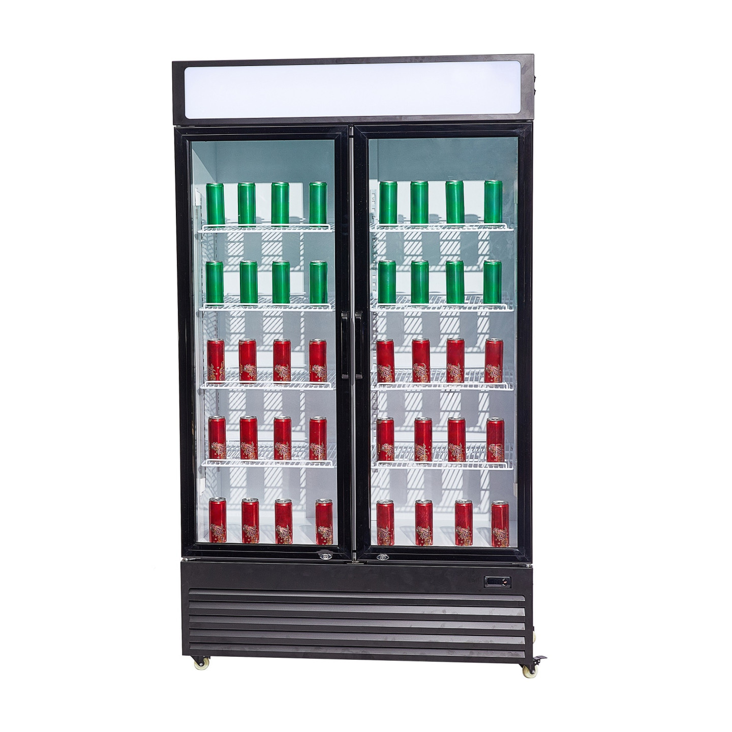Réfrigérateur 2 Portes Vitrées Combisteel 7455.1390 - mondialchr.com