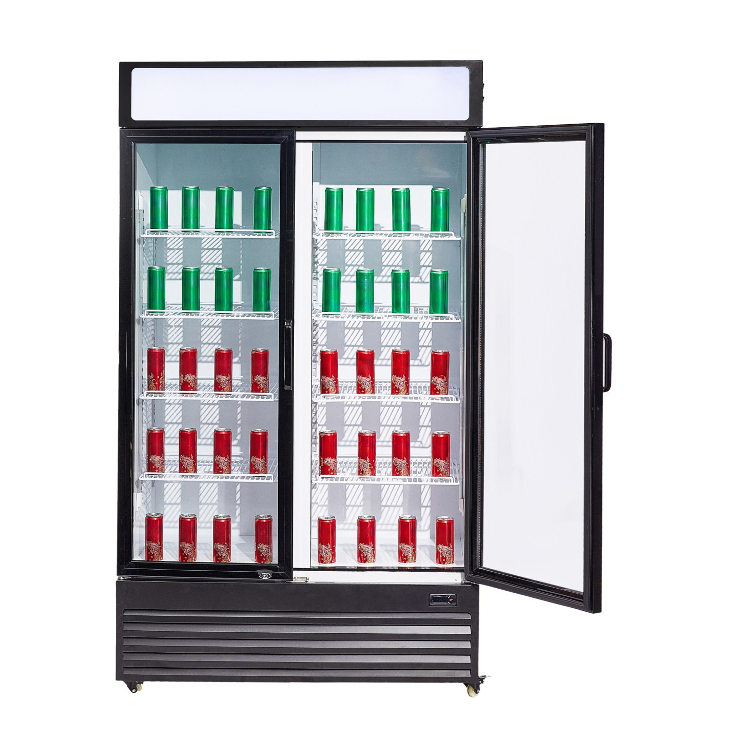 Réfrigérateur 2 Portes Vitrées Combisteel 7455.1390 - mondialchr.com