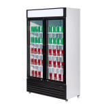 Réfrigérateur 2 Portes Vitrées Combisteel 7455.1390 - mondialchr.com