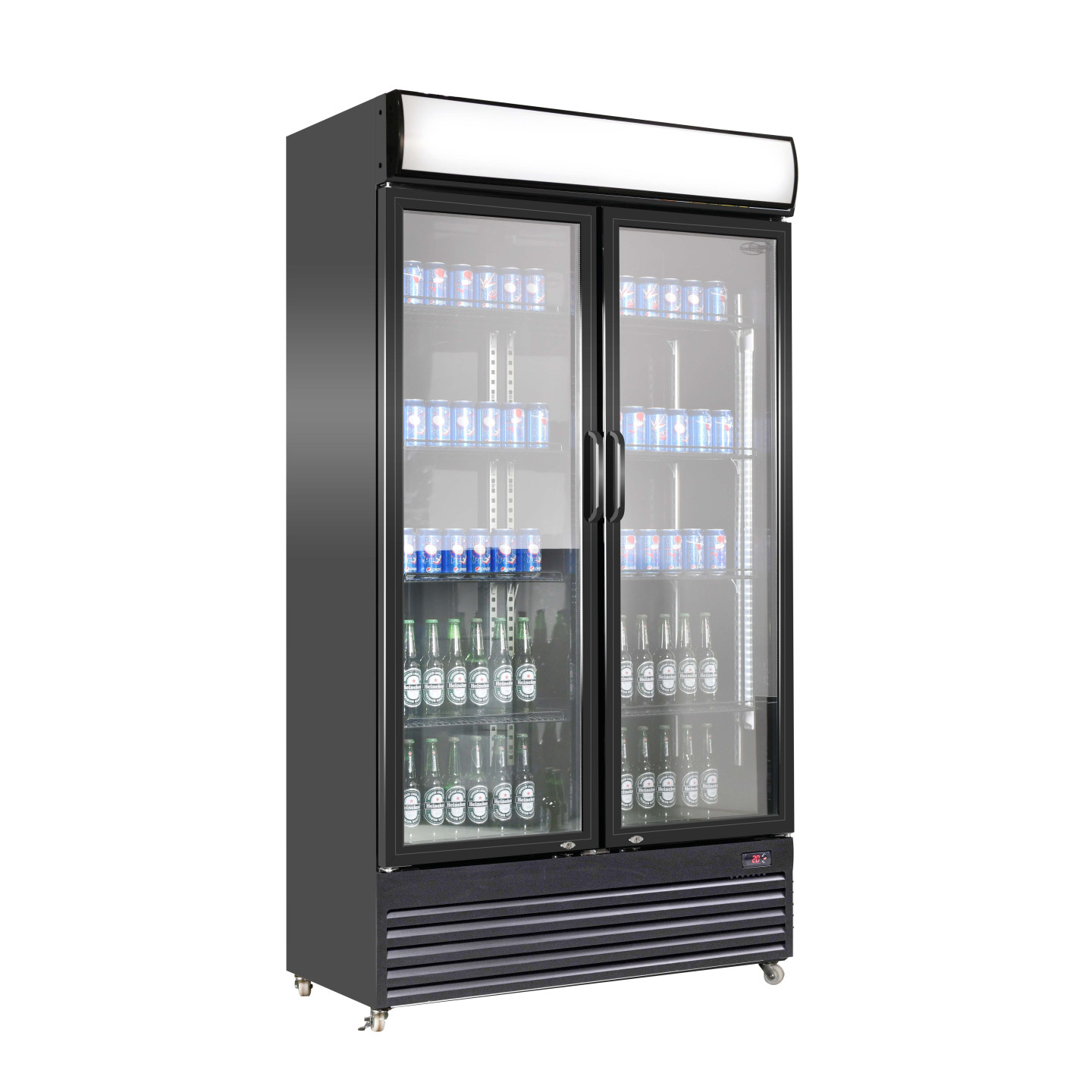 Réfrigérateur 2 Portes Vitrées Combisteel 7455.1394 - mondialchr.com