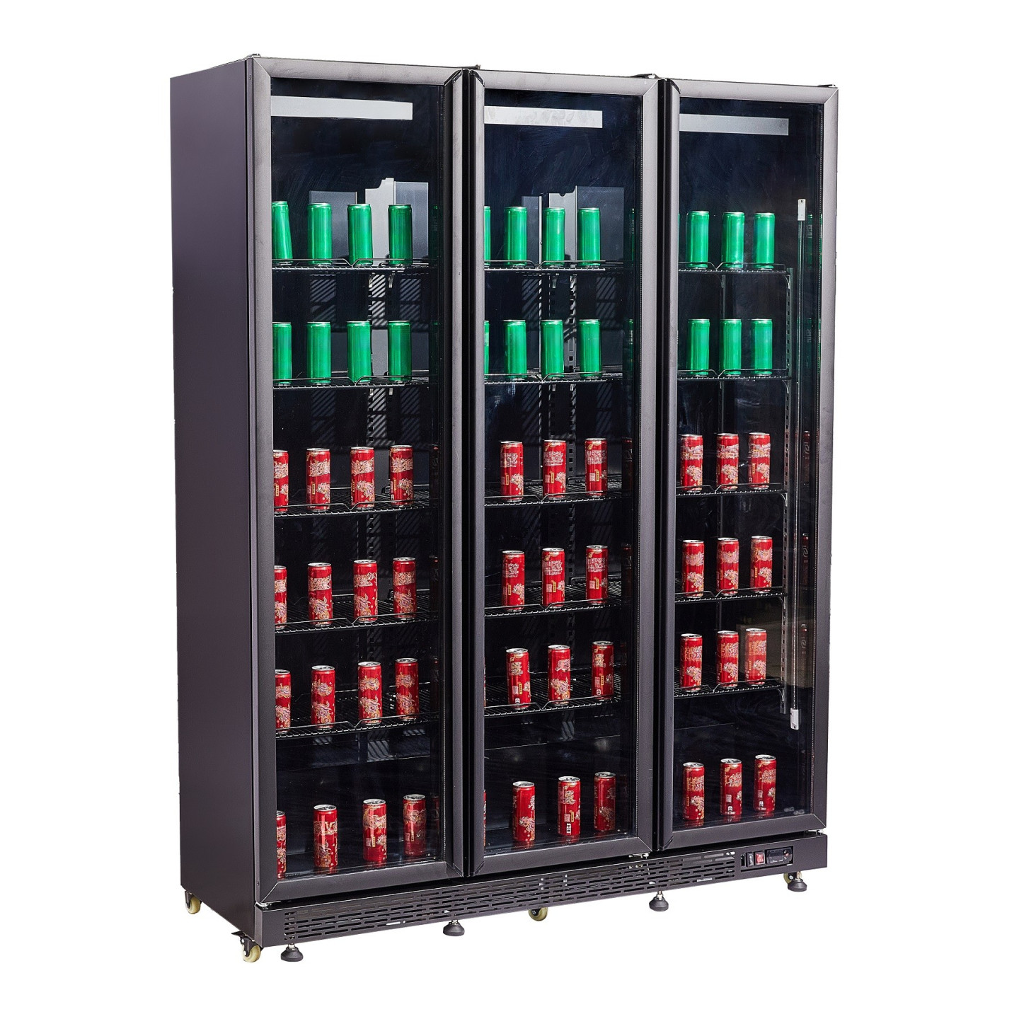 Réfrigérateur 3 Portes Vitrées avec Porte Chauffante Combisteel 7455.1925 - mondialchr.com