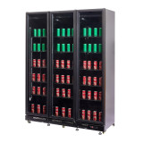 Réfrigérateur 3 Portes Vitrées avec Porte Chauffante Combisteel 7455.1925 - mondialchr.com