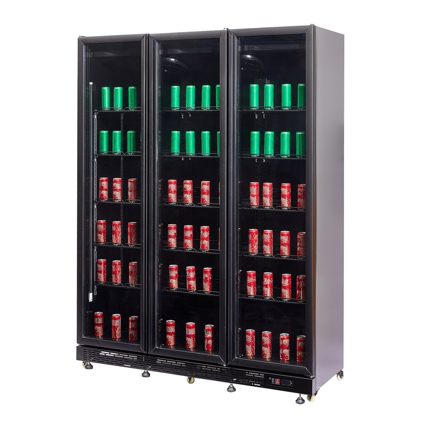 Réfrigérateur 3 Portes Vitrées avec Porte Chauffante Combisteel 7455.1925 - mondialchr.com
