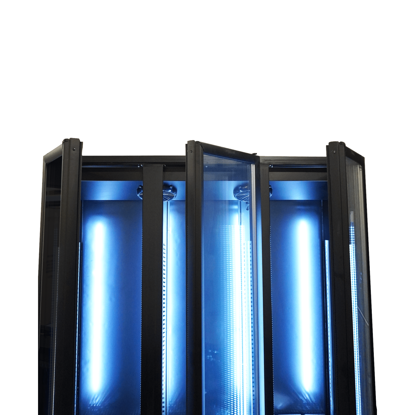 Réfrigérateur 3 Portes Vitrées avec Porte Chauffante Combisteel 7455.1925 - mondialchr.com