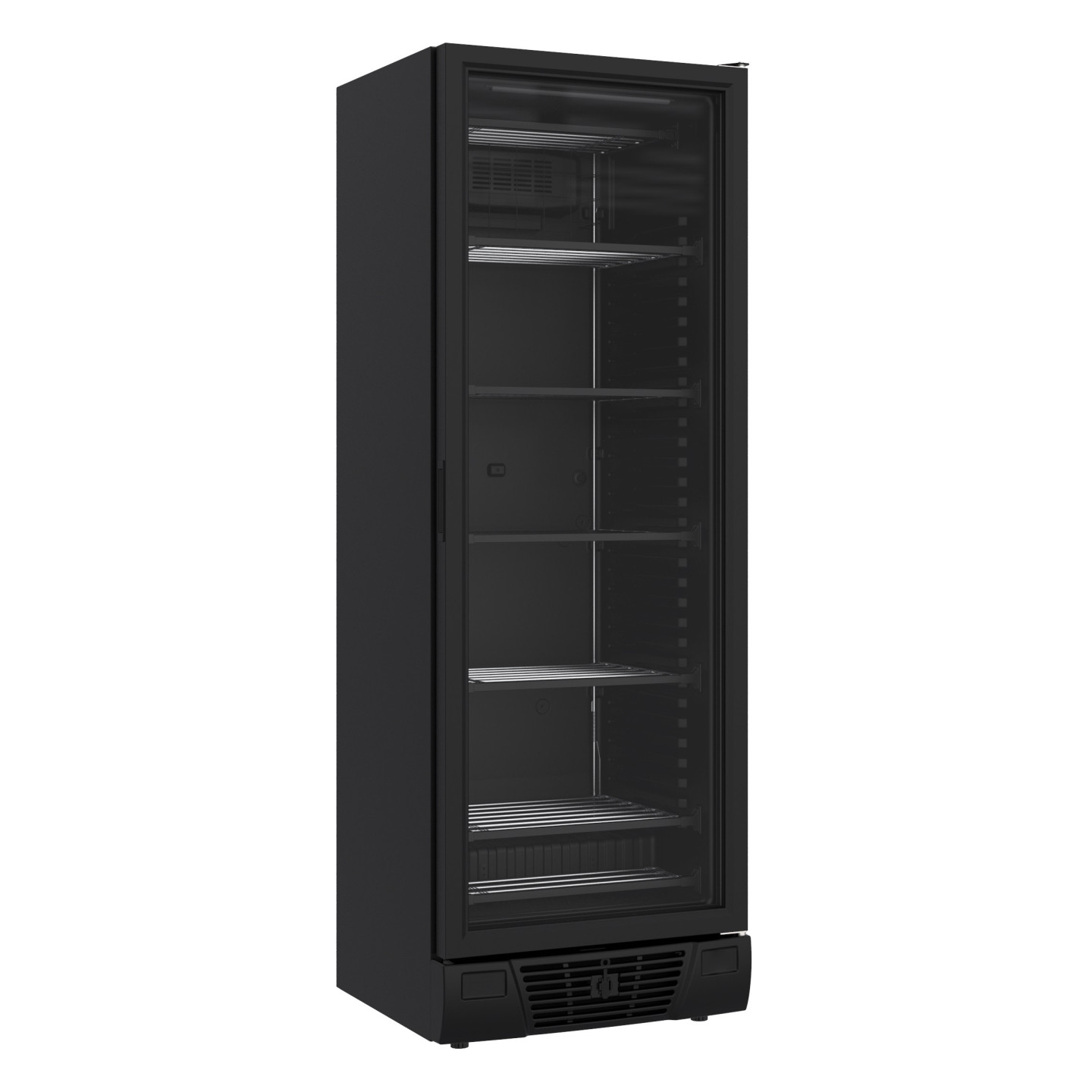 Congélateur 1 Porte Vitrée Noir Combisteel 7464.0064 - mondialchr.com