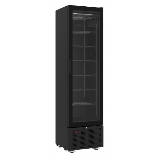 Congélateur 1 Porte Vitrée Noir Combisteel 7464.0052 - mondialchr.com