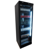 Réfrigérateur 1 porte vitrée noir Combisteel 7464.0094 -mondialchr.com