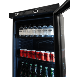 Réfrigérateur 1 porte vitrée noir Combisteel 7464.0094 -mondialchr.com