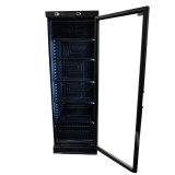 Réfrigérateur 1 porte vitrée noir Combisteel 7464.0094 -mondialchr.com