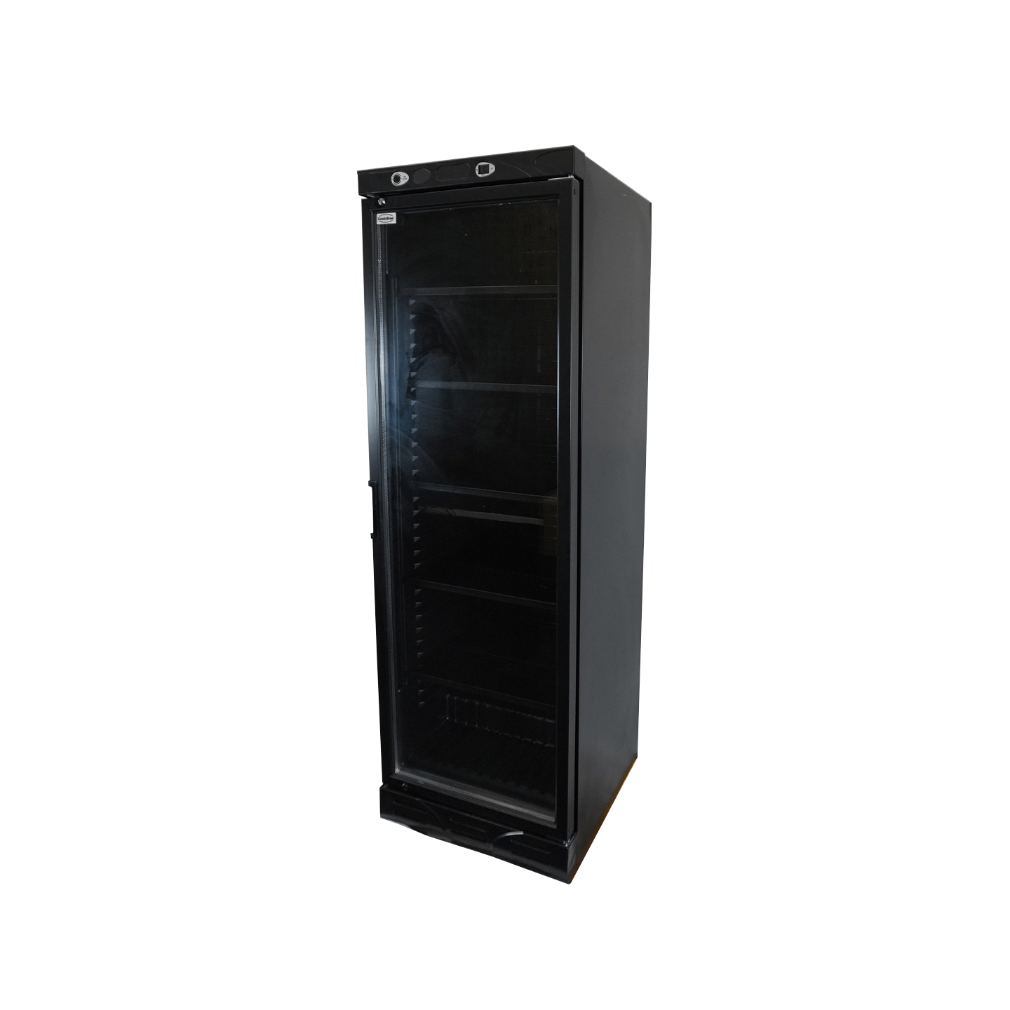 Réfrigérateur 1 porte vitrée noir Combisteel 7464.0094 -mondialchr.com