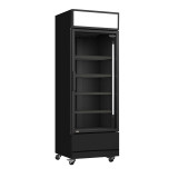 Réfrigérateur 1 porte vitrée noir Combisteel 7455.2104 -mondialchr.com