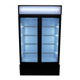 Réfrigérateur 2 portes en verre Combisteel 7455.2105 - mondialchr.com