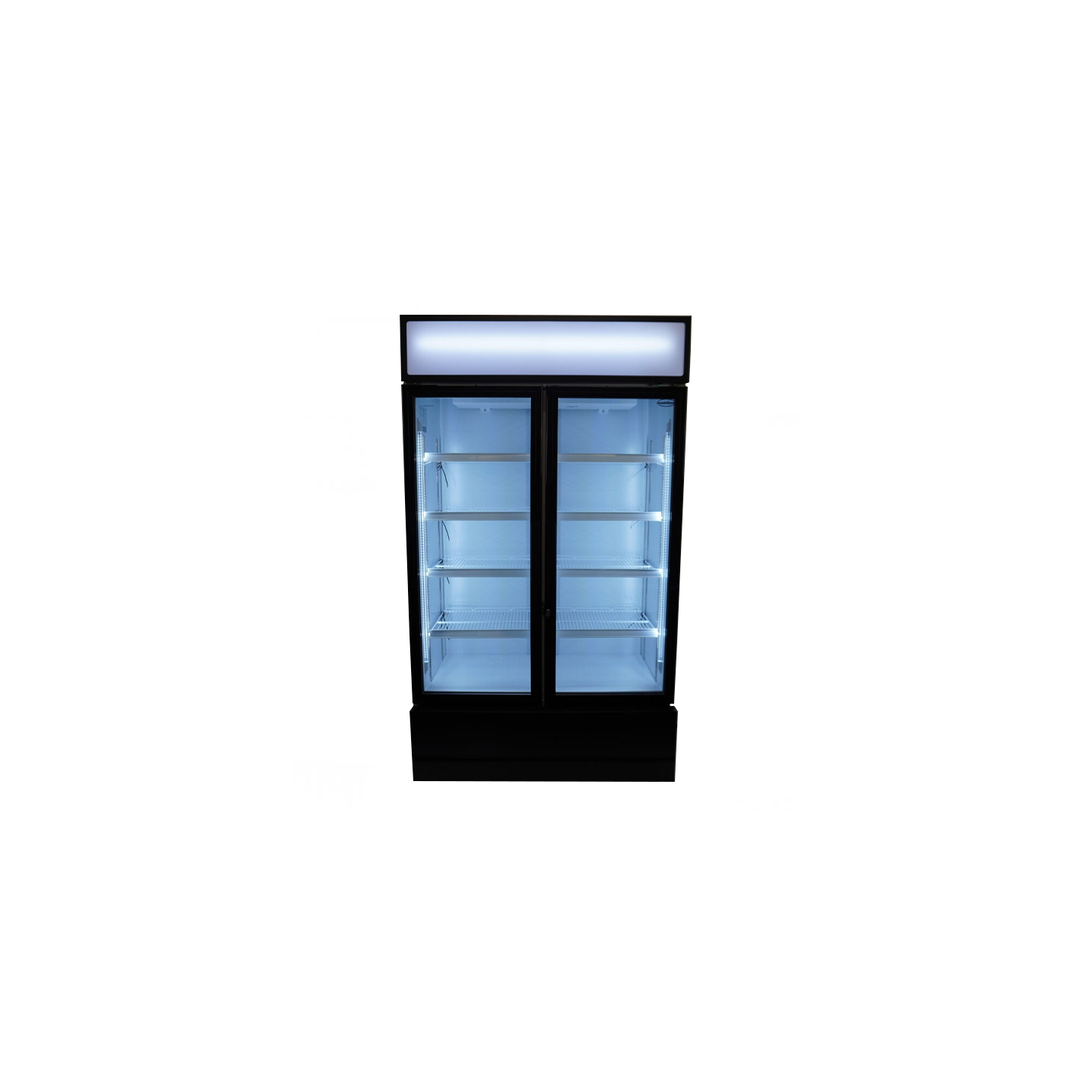 Réfrigérateur 2 portes en verre Combisteel 7455.2105 - mondialchr.com