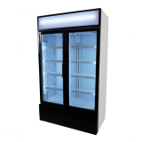 Réfrigérateur 2 portes en verre Combisteel 7455.2105 - mondialchr.com
