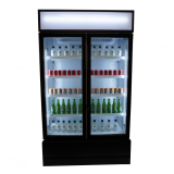 Réfrigérateur 2 portes en verre Combisteel 7455.2105 - mondialchr.com