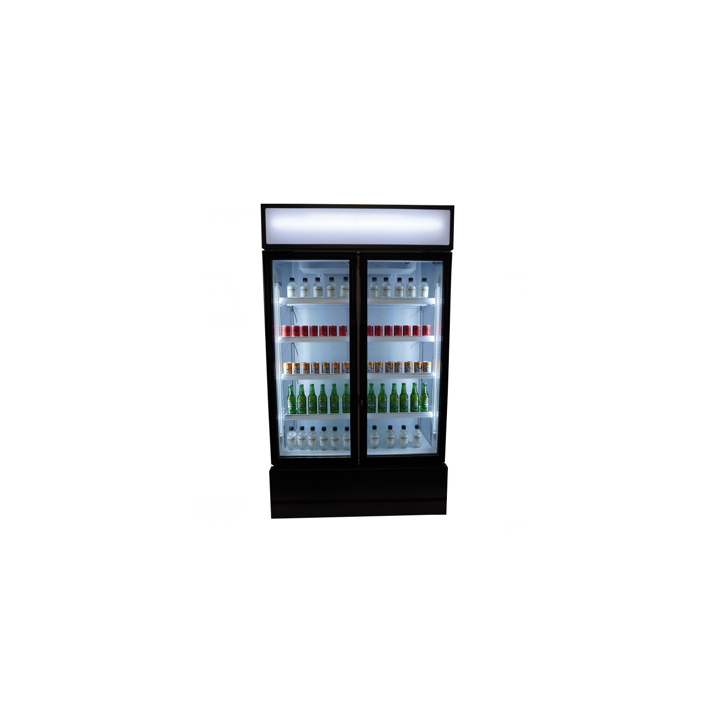 Réfrigérateur 2 portes en verre Combisteel 7455.2105 - mondialchr.com