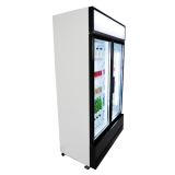 Réfrigérateur 2 portes en verre Combisteel 7455.2105 - mondialchr.com