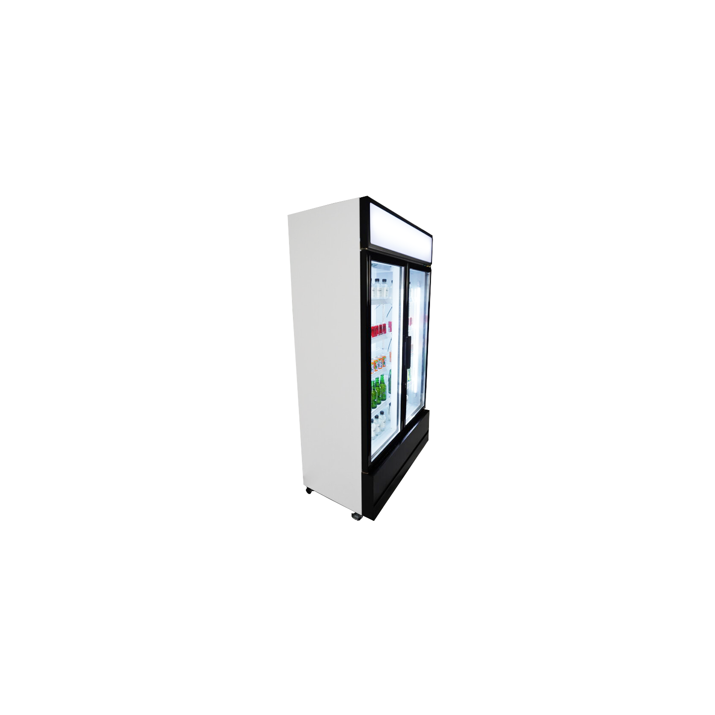 Réfrigérateur 2 portes en verre Combisteel 7455.2105 - mondialchr.com