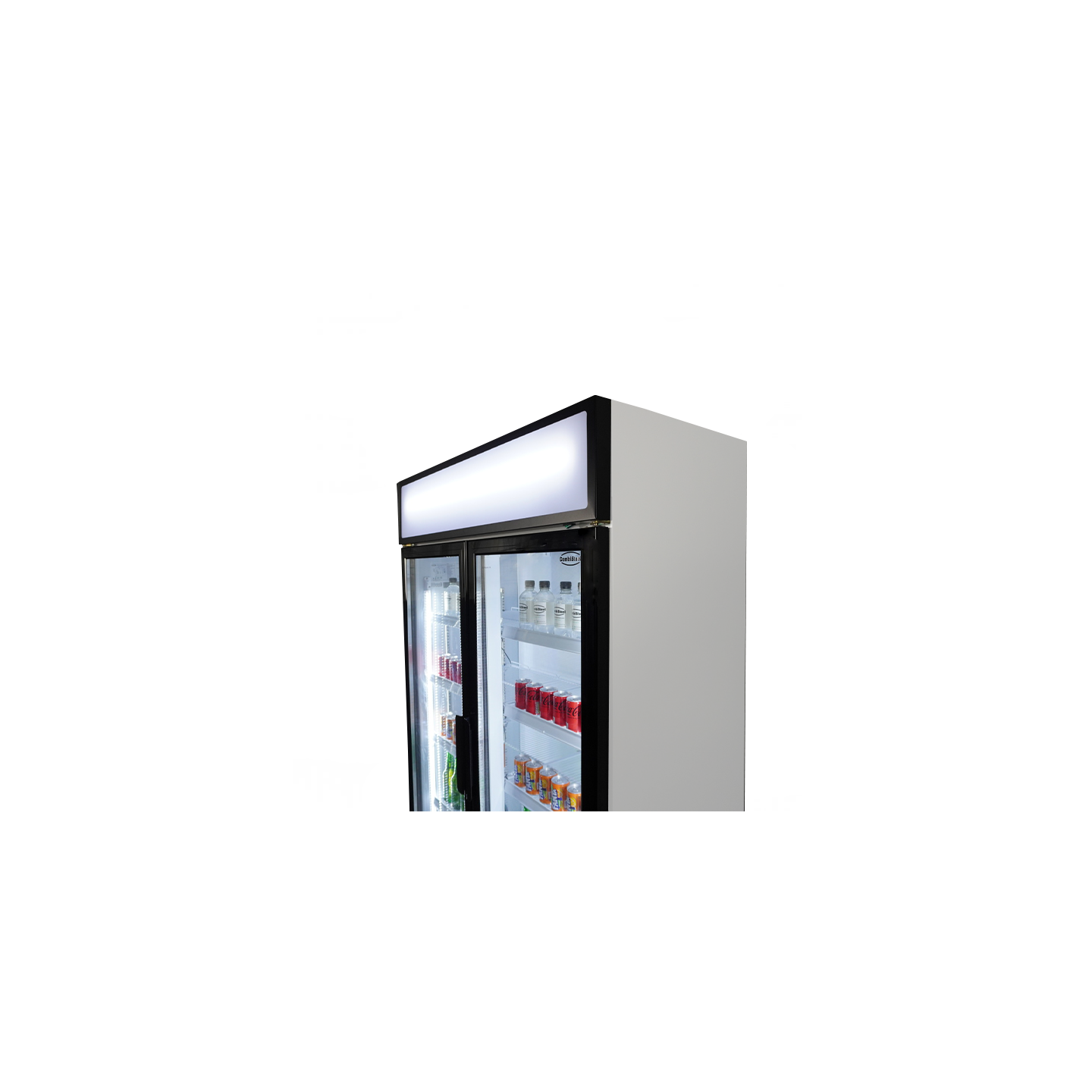Réfrigérateur 2 portes en verre Combisteel 7455.2105 - mondialchr.com