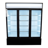Réfrigérateur 3 portes en verre Combisteel 7455.2110 - mondialchr.com