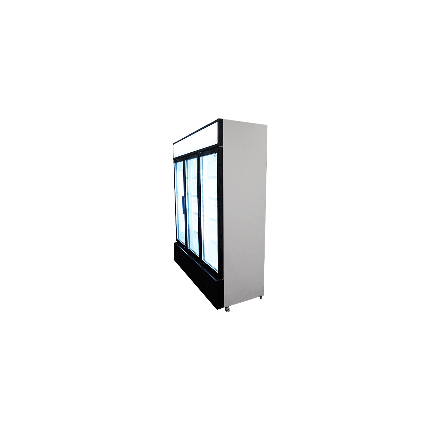 Réfrigérateur 3 portes en verre Combisteel 7455.2110 - mondialchr.com