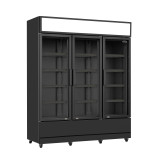 Réfrigérateur 3 portes en verre Combisteel 7455.2115 - mondialchr.com